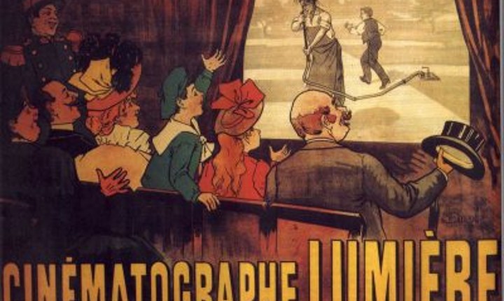 Affiche pour le cin&eacute;matographe lumi&egrave;re