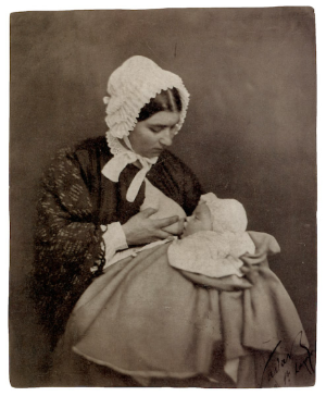 Paul Nandar and his nurse 1856.